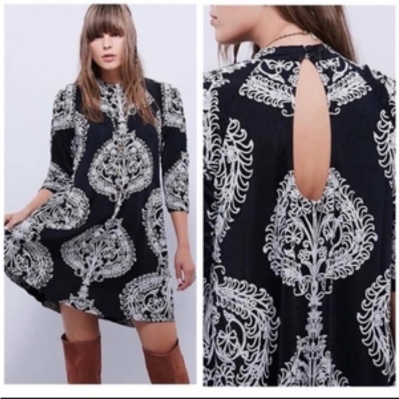 Free People Tree Swing Tunic. Night Combo Color. - Picture 2 of 10